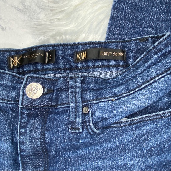 Kardashian Kim Curvy Skinny medium wash sz 6 - Picture 9 of 14